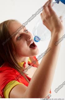 MARTINA BAYWATCH STANDING POSE WITH BOTTLE